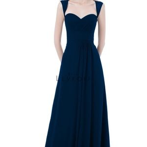 Navy bridesmaid dress